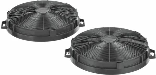 2 ks uhlíkové filtry 210 x 210 x 40 mm do odsavače par Bosch Siemens (00644195)