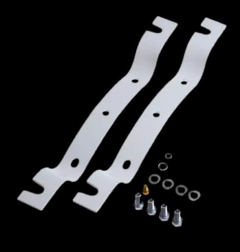 Sada závěsů Dražice vysoké 2 kusy 450×70 mm – 102000702