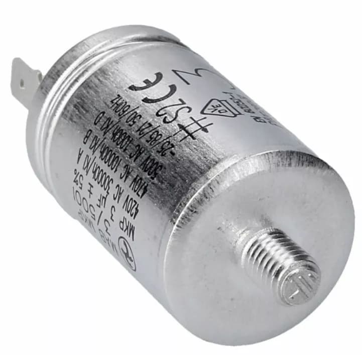 Rozběhový kondenzátor 3 uF do myčky nádobí Electrolux AEG Zanussi (1115927012)