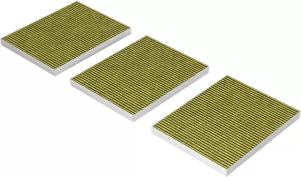 Sada uhlíkových filtrů BSH17004041 / LZ21JXB16 – Bosch Siemens – 3 ks (290 x 234 x 21 mm)