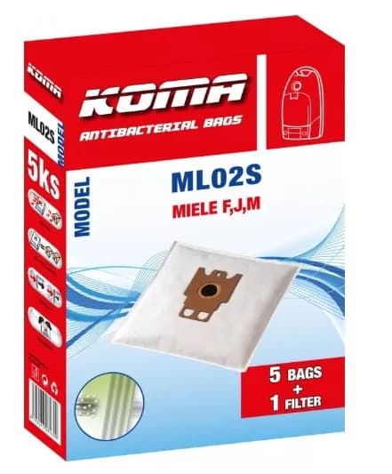 Sáčky a mikrofiltr do vysavače Miele (330121047111) – sada 5+1