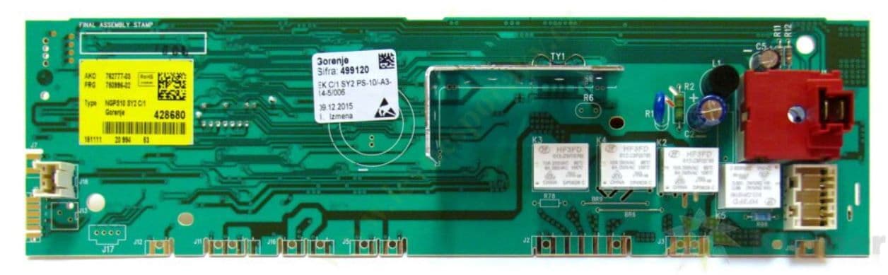 Ovládací modul do praček Gorenje Mora (499120)