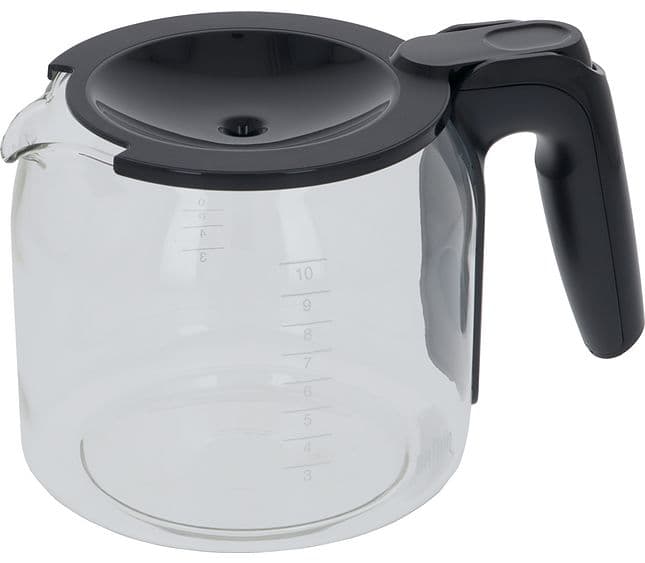 Skleněná konvice kompletní do kávovaru Braun KF31XX, černá