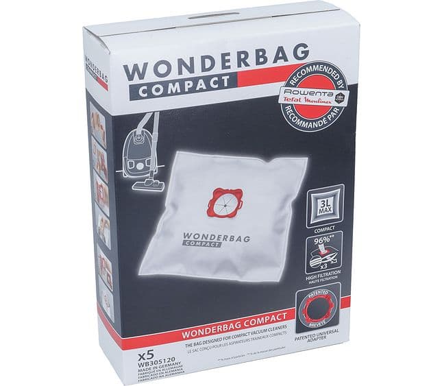 Sáčky do vysavače Rowenta Wonderbag Compact WB305120 (5 ks)