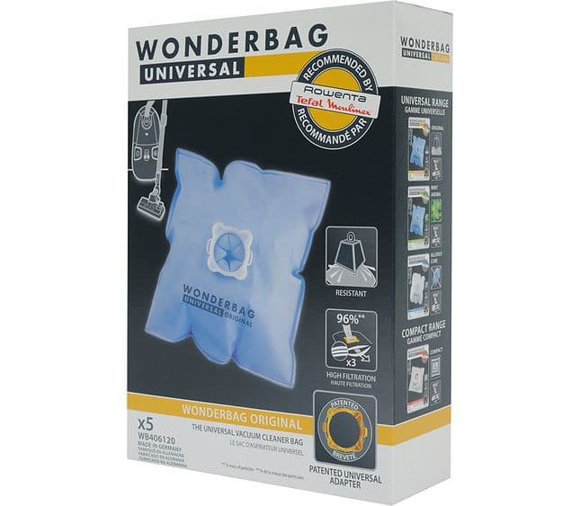 Sáčky do vysavače Rowenta Wonderbag WB406120 (5 ks)