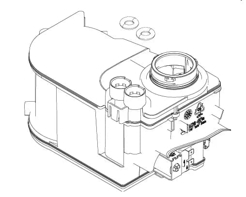 Změkčovač vody, dekalcifikátor do myček nádobí AEG Electrolux Zanussi (8581561631095)