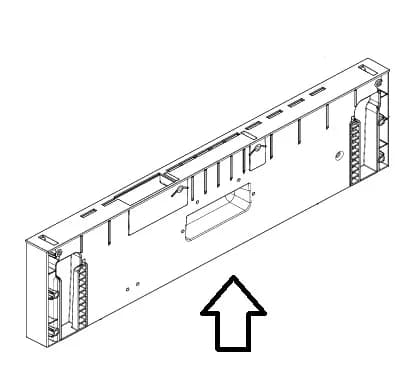 Ovládací panel 440mm / 44cm do myček nádobí AEG Electrolux Zanussi (8581902250902)