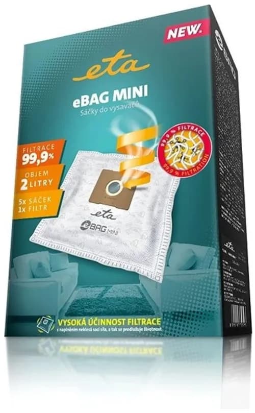 960068030 SÁČKY DO VYSAVAČE sada 5 ks – originální náhradní díl pro vysavače Eta