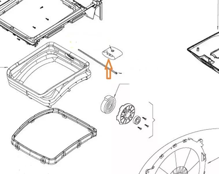 Dávkovač s elektromagnetickým ventilem do praček Whirlpool Indesit (C00731572)
