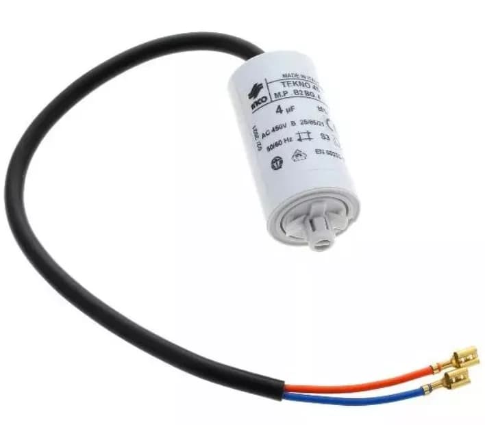 Rozběhový kondenzátor 4 µF pro chladničky Whirlpool Indesit – C00856952