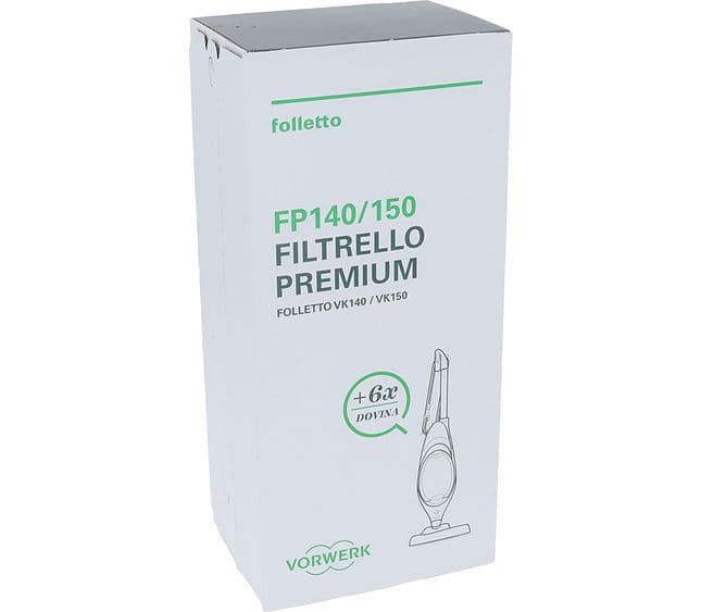 Filtrační sáčky Premium s vůní Dovina do vysavače Vorwerk Kobold VK140/VK150 (6 ks)