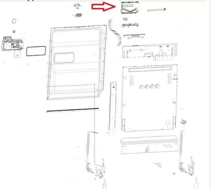Naprogramovaný elektronický modul do myček nádobí Bauknecht 481010698543 – ORIGINÁL Whirlpool / Indesit