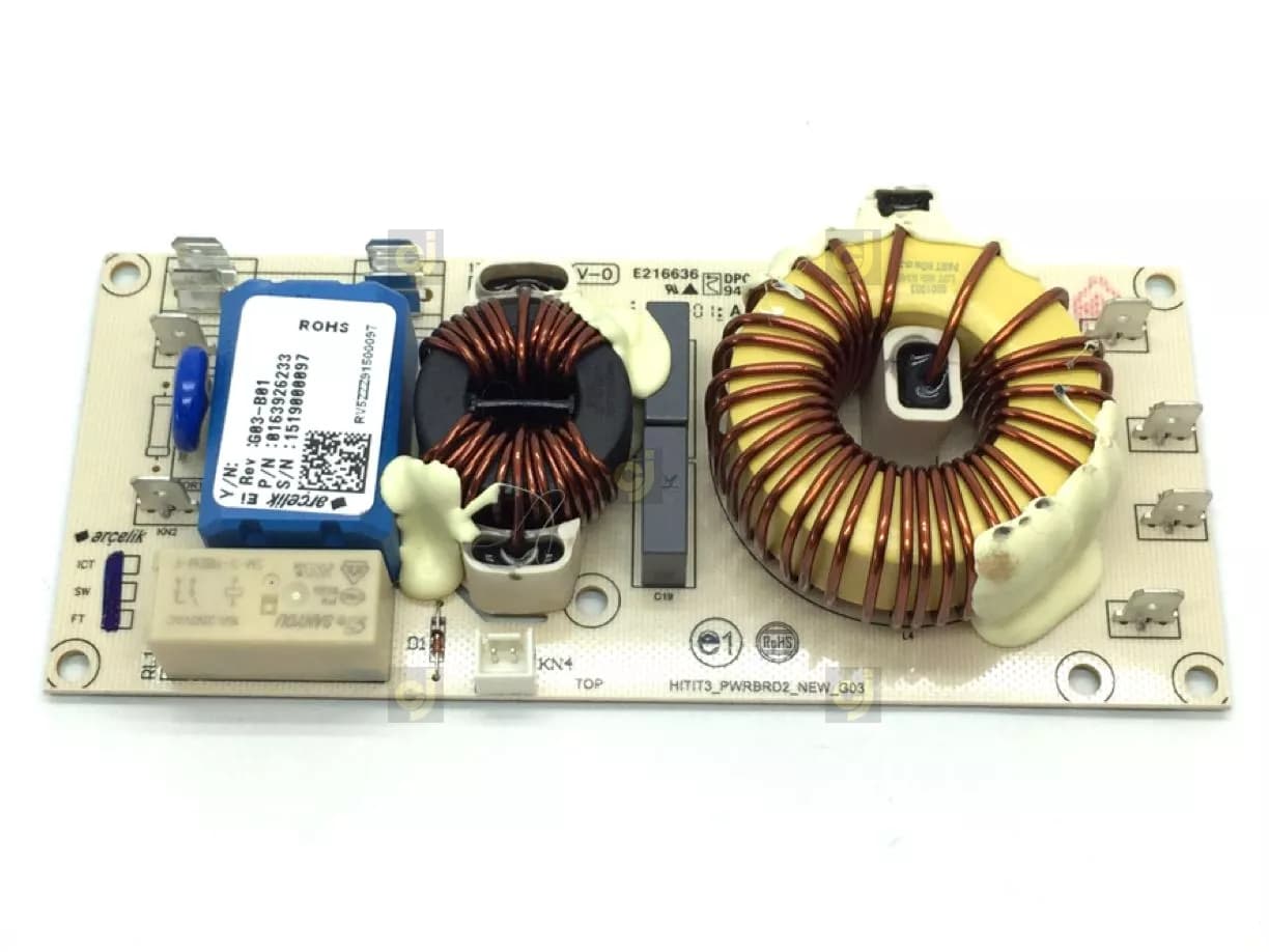 Elektronika odrušovacího filtru varných desek Beko Blomberg – 163926233
