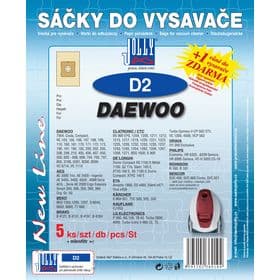 D 2 SÁČEK DO VYSAVAČE JOLLY – univerzální výměnné sáčky pro širokou řadu domácích vysavačů