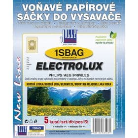 Vonné sáčky do vysavačů 1S BAG – Horská louka Jolly (EAN 8595102331081)