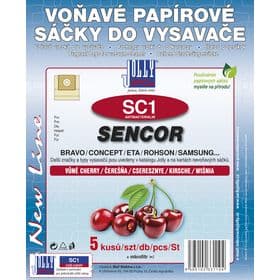 SC1 VYS. SÁČKY TŘEŠEŇ JOLLY – Voňavé papírové sáčky do vysavače