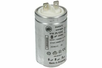 Odrušovací kondenzátor 8μF 1250020334 do sušiček prádla AEG Electrolux Zanussi