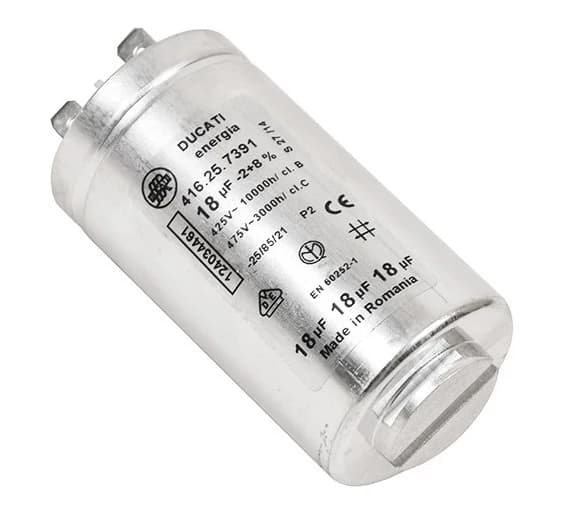 Kondenzátor 18 uF do praček AEG Electrolux Zanussi (1240344612)