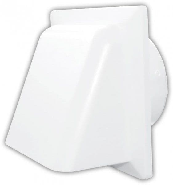 Mřížka ukončovací plastová s klapkou pro potrubí průměr 100 mm (EAN: 8757521721922)