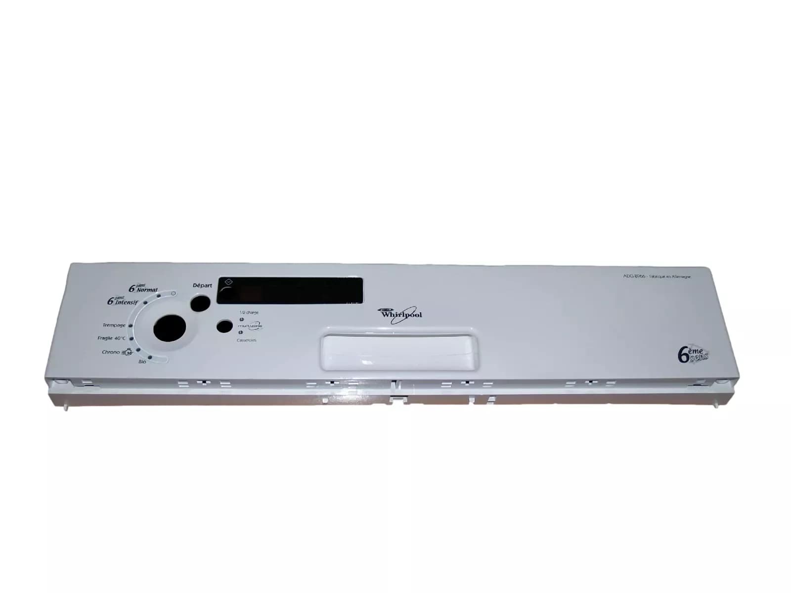Panel ovládací (bílá barva) myček nádobí Whirlpool Indesit – 481245371538