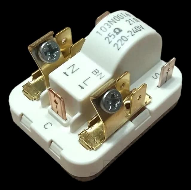 Relé rozběhové Danfoss 103N0016 PTC pro lednice a mrazničky FR / NL / PL / SC / TL