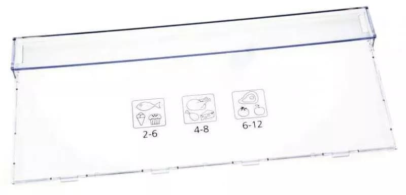 Čelo koše k mrazničce Beko/Blomberg 4636510100 (panel 444x189 mm)
