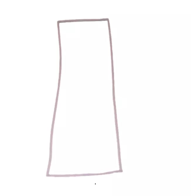 Těsnění dveří mrazničky Amica 1246,7×420 mm, AfterMarket (8757521782251)