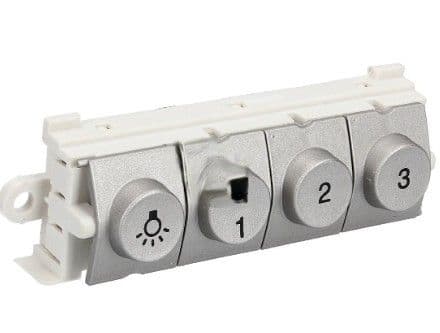 Spínač, tlačítko osvětlení do odsavače par Bosch Siemens (00612278)