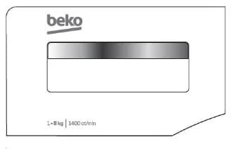 Čelo násypky pracích prostředků do praček Beko Blomberg – 2449809228