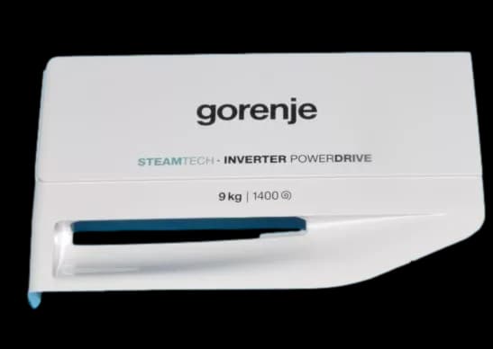 Čelo násypky pracích prostředků do pračky Gorenje Mora – 820623