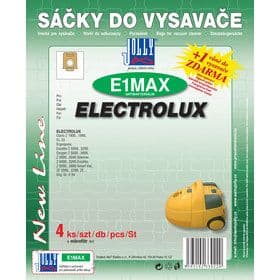 E 1 MAX / SMS SÁČKY do vysavače JOLLY – pro bezprašnou a hygienickou výměnu sáčků