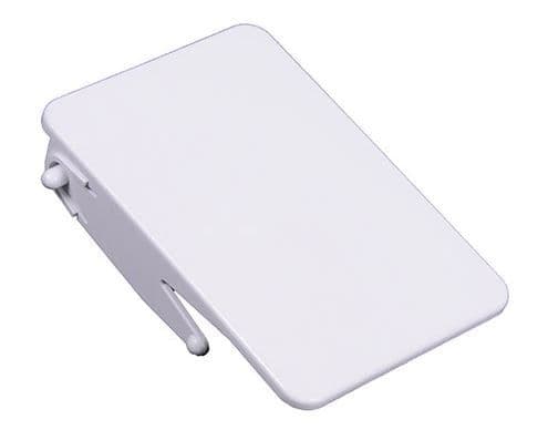 Klapka předních dvířek vypouštěcího filtru do praček AEG Electrolux Zanussi (1327828008)