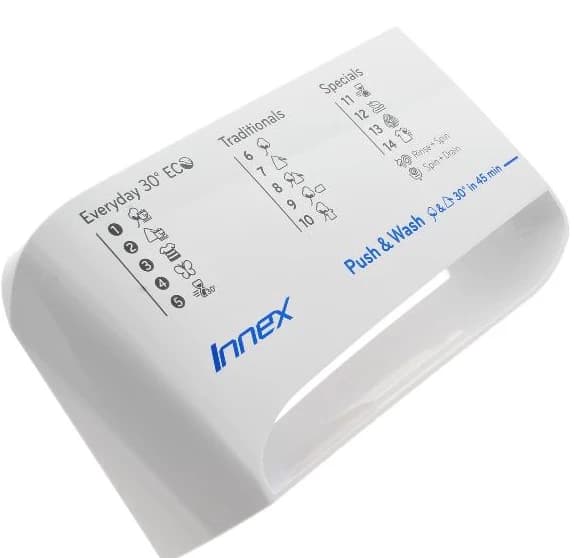 Čelo, rukojeť dávkovače na prací prostředky do praček Whirlpool Indesit C00515867