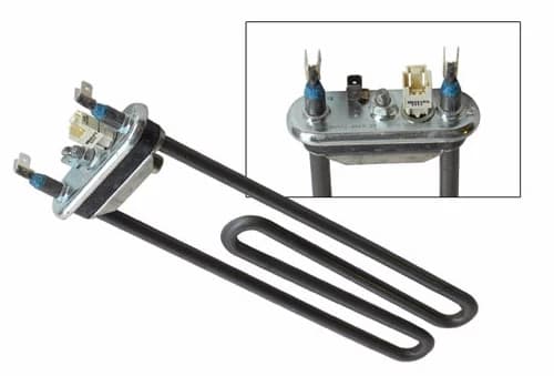 Topné těleso s NTC čidlem 250 x 65 mm do praček Bosch Siemens AEG Electrolux Zanussi (1325064218)